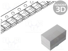SML-LX0201SIW-TR, LED; SMD; 0201; red; 11mcd; 0.65x0.38x0.36mm; 110°; 1.8V; 5mA; 12mW