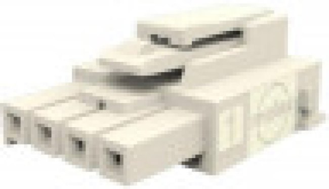 172256-4102, Headers &amp; Wire Housings ULTRA-FIT HSG SR 2Ckt White