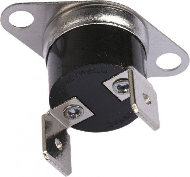 2455R 82-715 L120C, Bi-Metallic Thermostat, Opens at +120°C, Closes at +105°C, +150°C Max, NC, Automatic Reset