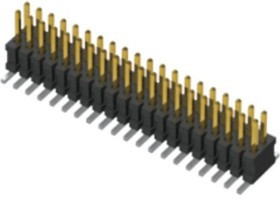 FTSH-105-01-H-DV-K-P-TR, FTSH Series Vertical Pin Header, 10 Contact(s), 1.27mm Pitch, 2 Row(s), Unshrouded