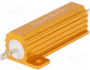 AHP50W-470RF, Резистор: проволочный, с радиатором, 470Ом, 50Вт, ±1%, 30ppm/°C