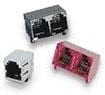 RJE0116002, Modular Connectors / Ethernet Connectors 6P6C RA 2 Port No Shield