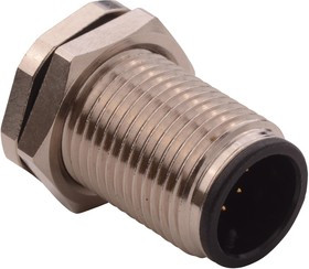 859-012-103R004, Разъем Кабеля, VULCON Series, M12, Female, 12 Позиций, Гнездо для Пайки, Прямой Мон