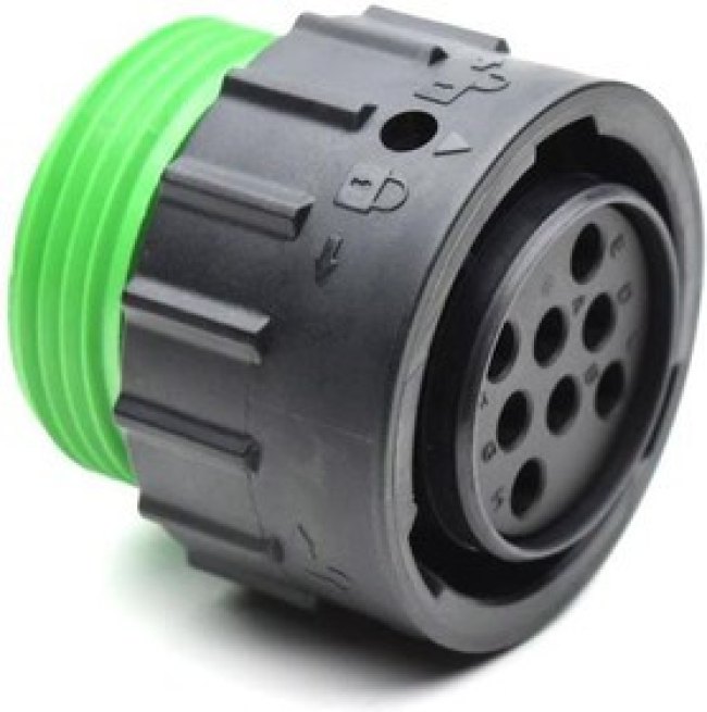 ATF13-6P-BM33, Automotive Connectors 6 Pin 3X Screw Boss Ext Height Tin