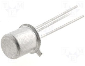 BC107C-CDI, Транзистор: NPN, биполярный, 45В, 0,2А, 0,2/0,75Вт, TO18, 10дБ