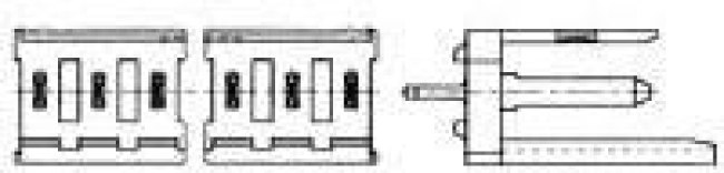280617-1, Conn Shrouded Header (2 Sides) HDR 6 POS 3.96mm Solder RA Side Entry Thru-Hole Carton 280617-1, Conn Shrouded Header (2 Sides) HDR 6 POS 3.96mm Solder RA Side Entry Thru-Hole Carton