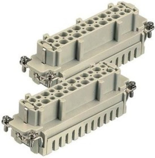 09330242726, Heavy Duty Power Connectors FEMALE INSERT 48 POLE CAGE CLAMP