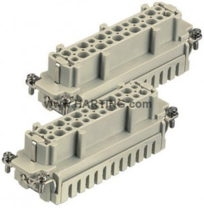 09330242726, Heavy Duty Power Connectors FEMALE INSERT 48 POLE CAGE CLAMP