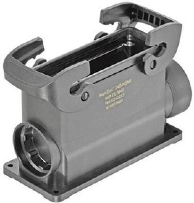 19430240233, Heavy Duty Power Connectors HAN-ECO 24B SMT HSE DBL LVR 1XM40 WO GLN 19430240233, Heavy Duty Power Connectors HAN-ECO 24B SMT HSE DBL LVR 1XM40 WO GLN