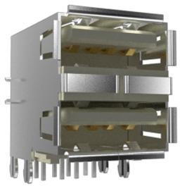 72309-7043BLF, USB Connectors USB S/D TH