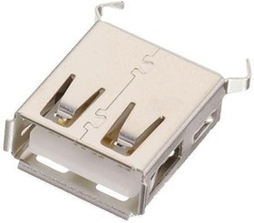 6140041350231, USB Connectors WR-COM USB Type A THT Vertical Blk