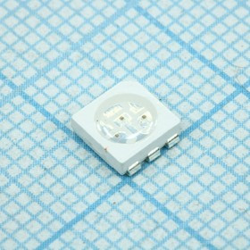 FYLS-5050UR3C, Светодиод smd 5х5мм/красный/625нм/ 2000мкд/прозрачный/120°