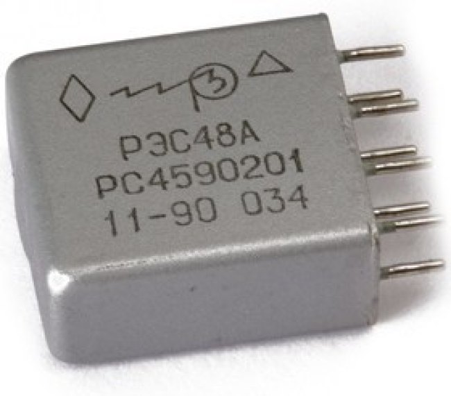 РЭС48А РС4.590.207 (27В), Реле