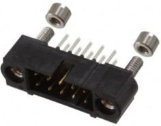 M80-5761405, Headers &amp; Wire Housings MALE CRIMP WO/ JS 7+7 SM BORE GLD