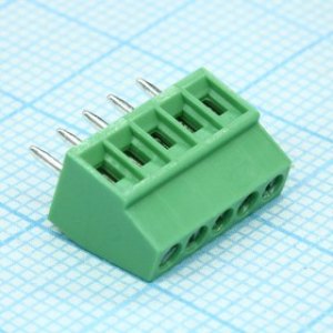 DG308-2.54-05P-14-00A(H), Винтовой клеммный блок c рельефной обоймой, 5 контактов. Серия DG308-2.54 DG308-2.54-05P-14-00A(H), Винтовой клеммный блок c рельефной обоймой, 5 контактов. Серия DG308-2.54