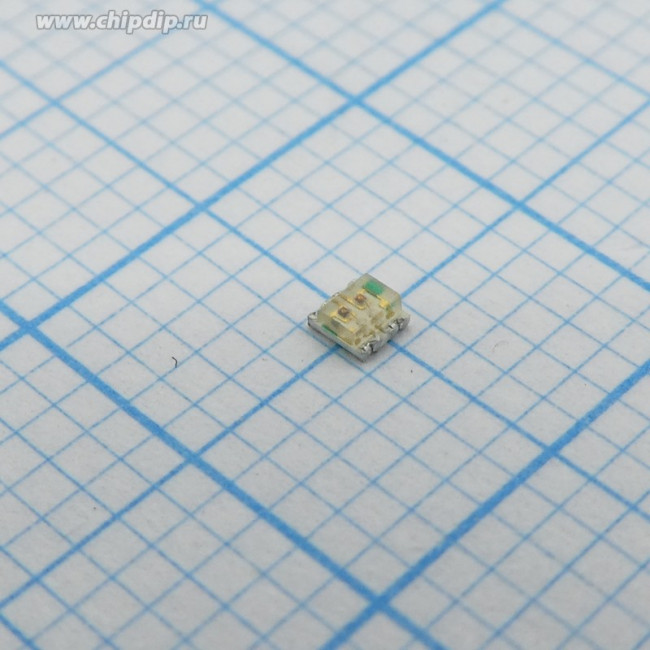 KPTB-1615SURKCGKC, Светодиод smd 1,6х1,5мм/красный/ 630нм/120-200мкд - зеленый/570нм/20- 50мкд/прозрачный/150° KPTB-1615SURKCGKC, Светодиод smd 1,6х1,5мм/красный/ 630нм/120-200мкд - зеленый/570нм/20- 50мкд/прозрачный/150°