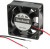 9S0612H402, DC Fans DC Axial Fan, 60x60x25mm, 12VDC, Silent Series