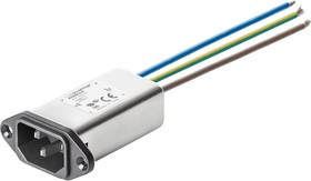 FN9255-2-07, Filtered IEC Power Entry Module, C14, IEC C14, General Purpose, 2 А, 250 В AC FN9255-2-07, Filtered IEC Power Entry Module, C14, IEC C14, General Purpose, 2 А, 250 В AC