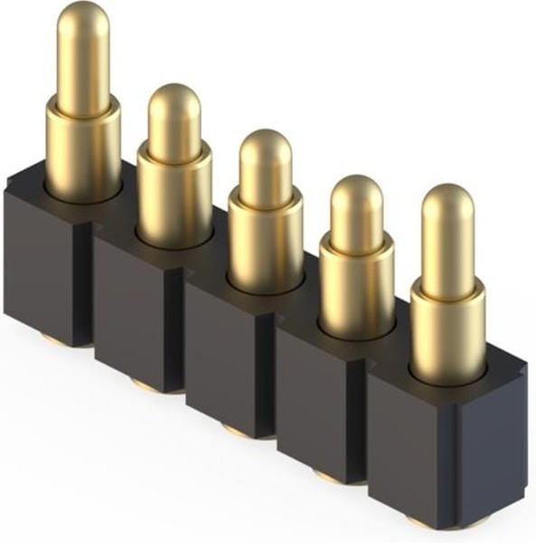 812-22-005-30-030101, SPRING LOADED CONNECTOR, HEADER, 5POS