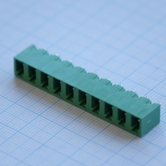 15EDGVC-5.08- 10P-14-00A(H), Разъемный клеммный блок на плату, Серия 15EDGVC-5.08