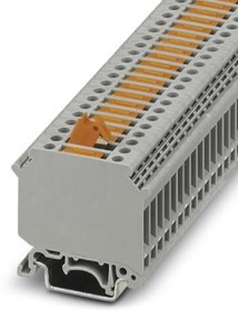 3004430, UK 5-MTK Series Grey Knife Disconnect Terminal Block, Single-Level, Screw Termination