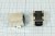 Разъем USB розетка, тип B, контакты на плату, угловой, USB B-FR SMD Разъем USB розетка, тип B, контакты на плату, угловой, USB B-FR SMD