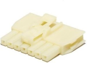 1053072207, Conn Housing RCP 7 POS 2.5mm Crimp ST Cable Mount Natural Bag 1053072207, Conn Housing RCP 7 POS 2.5mm Crimp ST Cable Mount Natural Bag