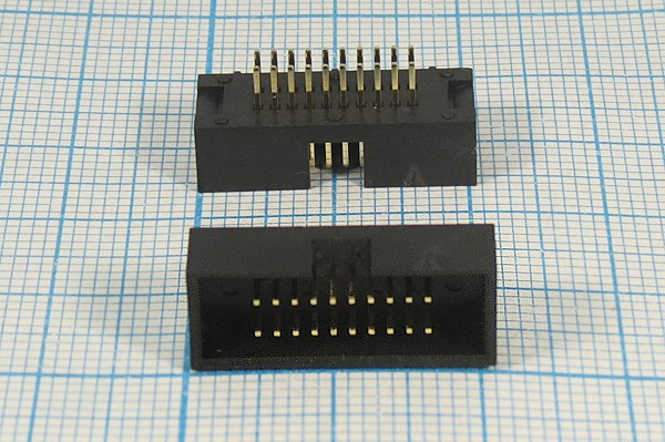 шт IDC\P1,27x2,54\ 20P\плат\BH1,27-20; №9415 штек IDC\P1,27x2,54\ 20P\плат\\BH1,27-20