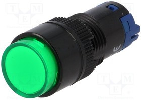 V12Y-11Z-G, Переключатель: кнопочный, Пол: 2, SPDT, 0,5A/250ВAC, 1A/24ВDC, IP40