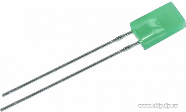 L-513GDT, Светодиод прямоугольный зеленый 110° 2.5х5х8.5мм 3мКд 568нМ L-513GDT, Светодиод прямоугольный зеленый 110° 2.5х5х8.5мм 3мКд 568нМ