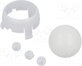 POLOLU-3539, Опорный шарик, белый, Набор: шарик, корпус, на корпус, 25,4мм POLOLU-3539, Опорный шарик, белый, Набор: шарик, корпус, на корпус, 25,4мм