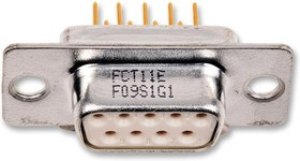 172704-0077, Разъем D Sub, DB9, Standard, Гнездо, 9 контакт(-ов), DE, Пайка