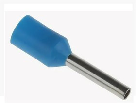 KLS8-01108-E7508 blue, Наконечник 8мм для обжима многожильн. кабеля 0,75мм² изолированный синий