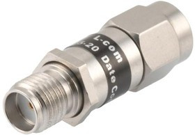 LCAT1005-20, RF ATTENUATOR, SMA PLUG-JACK, 50 OHM