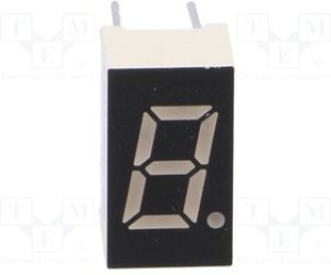LSD030BAG-10A, Дисплей СИД, 7-сегментный, 8мм, зеленый, 3,8мкд, анод, II.зн 1 LSD030BAG-10A, Дисплей СИД, 7-сегментный, 8мм, зеленый, 3,8мкд, анод, II.зн 1