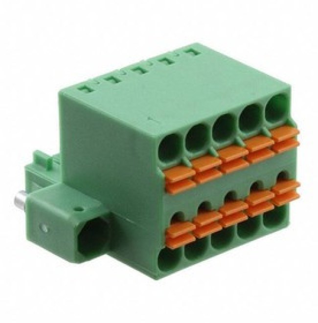 1772731, Pluggable Terminal Blocks 5 Pos 3.5mm pitch Plug 24-16AWG Spring