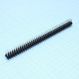 DS1022-2X40MF17XB-B, (PLD-80S), Штырь на плату для поверхностного монтажа вертикальный шаг 2,54мм DS1022-2X40MF17XB-B, (PLD-80S), Штырь на плату для поверхностного монтажа вертикальный шаг 2,54мм