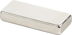 Неодимовый магнит прямоугольник 30х8х4 мм, N52