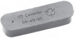 DE-59-20BA, D-Sub Tools &amp; Hardware DSUB DUSTCAP DE SKT BLK