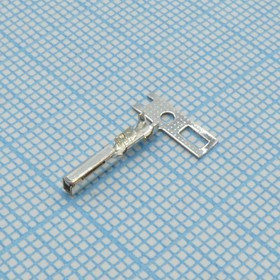 SWPR-001T-P025, Контакт для розетки серия JWPF, обжимной 22-26AWG, медный сплав луженый