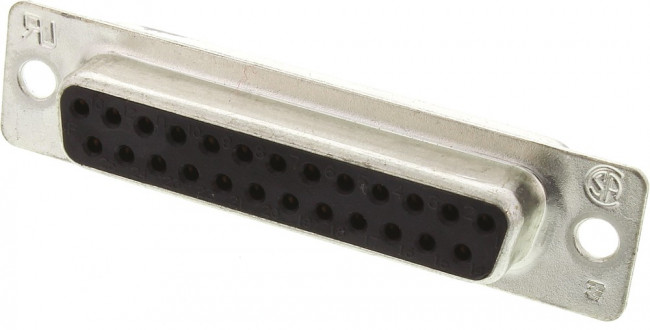 5-747913-2, Разъем D-Sub; PIN: 25; вилка; "мама"; на провод; п