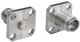 RF240A4JCCA, RF Connector, 2.4 mm, Stainless Steel, Socket, Straight, 50Ohm