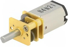 3040, Двигатель: DC, с редуктором, HPCB 12V, 12ВDC, 750мА, Ось: D профиль