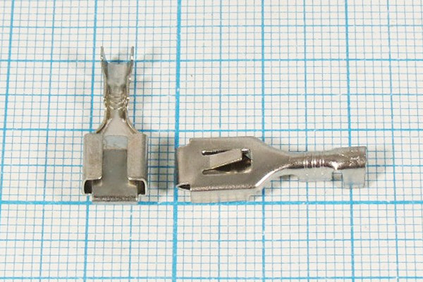 Клемма розетка, 6,4x0,8, 1,0-1,5мм2