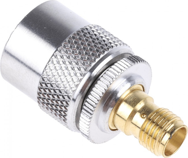 33_TNC-SMA-50-1/1--_UE, RF Adapter, Straight, TNC Plug - SMA Socket, 50Ohm