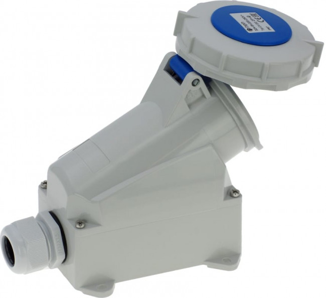 Настенная розетка 32A/230V/1P+N+E/IP67 CA1202