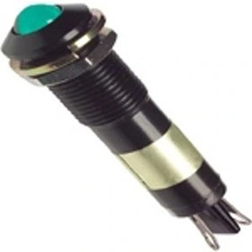 609-1222-140F, LED Panel Mount Indicators 9MM PMI GREEN 24V BL