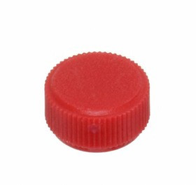 29R004RD, Knobs &amp; Dials Round Press Lock Thumb Screw Knob, For #4 Screw, Red,Acetal,.312 OD