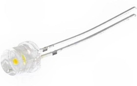 OSM5DK57E1A, LED; 5mm; white warm; 1120?1560mcd; 140°; Front: flat; 2.9?3.6V