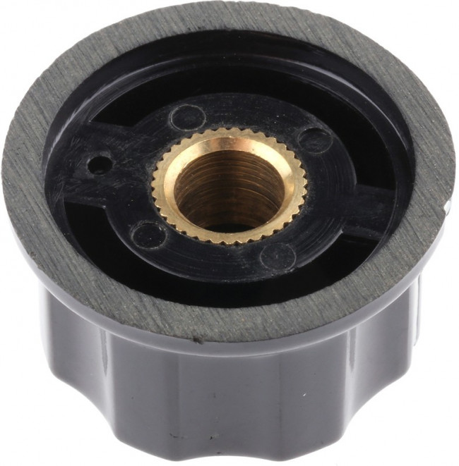 PKES90B1/4, Knobs &amp; Dials 1.012" LINE IND/ALL STR FLUTE KNOB